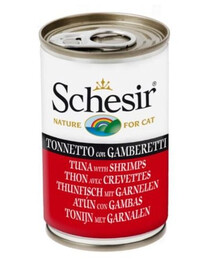 SCHESIR Tuniak a krevety 140 g