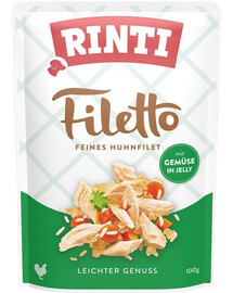 RINTI Filetto in Jelly 12×100g Kuracie a zelenina v želé