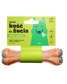 AZANKI Kosť s hmyzom a černicami pre psov M/L 17cm