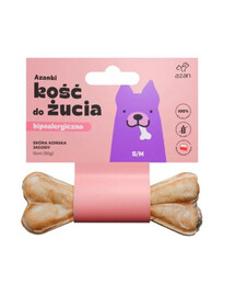 AZANKI Kosť z konskej kože pre psa S/M 12cm