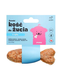 AZANKI Kosť s treskou pre šteňa Puppy 12cm
