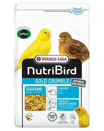 VERSELE-LAGA NutriBird Gold Crumble Canaries 1 kg suchého vaječného krmiva pre žlté kanáriky