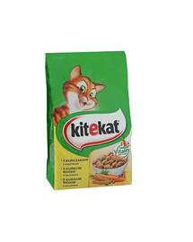 KITEKAT Natural Vitality s kuracím mäsom a zeleninou pre mačky 300 g
