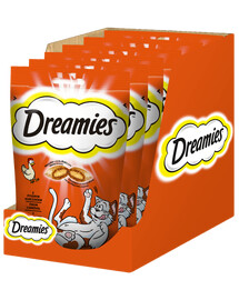 DREAMIES 6x60 g maškrta s lahodným kuracím mäsom pre vašu mačku
