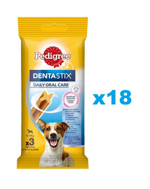PEDIGREE DentaStix (malé plemená) zubná pochúťka pre psov 54 ks - 18x45g