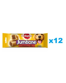 PEDIGREE Jumbone pochúťka s príchuťou hovädzieho a hydinového mäsa pre psy stredných plemien 12x180 g