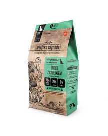 WIEJSKA ZAGRODA Morčacie s králikom pre malé psy S 2 kg