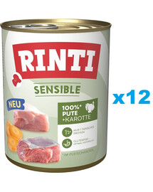 RINTI Sensible Morka s mrkvou 12x800 g