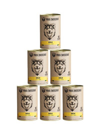 PAKA ZWIERZAKA králik, diviak a tekvica 6x400 g