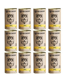 PAKA ZWIERZAKA 12x400g Krmivo s králikom, diviakom a tekvicou