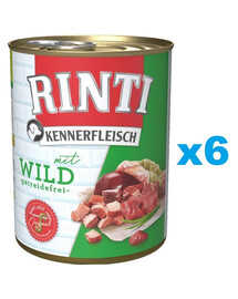 RINTI Kennerfleisch Game 6x800 g