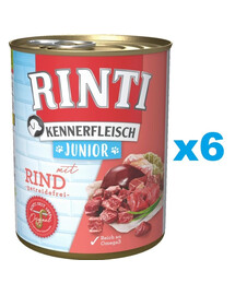RINTI Kennerfleish Junior Beef 6x400 g