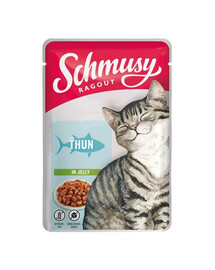 SCHMUSY RAGOUT s tuniakom v želé 22x100 g