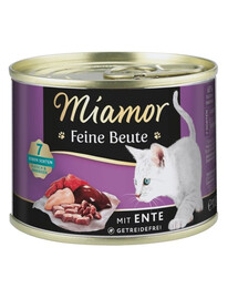 MIAMOR Feine Beute 24×185g S kačacím mäsom