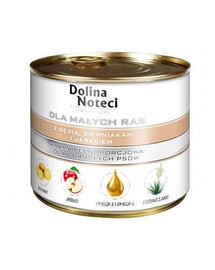 DOLINA NOTECI Premium malé rasy s husou, zemiaky a jablkom 185g