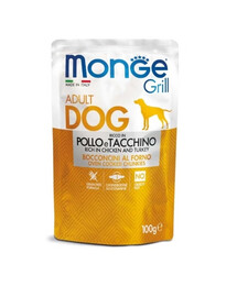 MONGE Grill kuracie a morčacie 100g