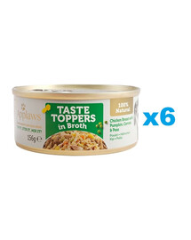 APPLAWS Taste Toppers Kuracie prsia, tekvica, hrášok vo vývare 6x156 g