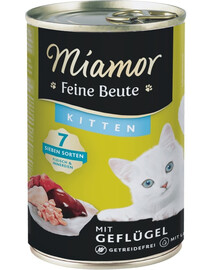 MIAMOR Feine Beute Kitten Poultry s hydinou pre mačiatka 24x400g