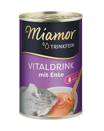 MIAMOR Trinkfein Zupa z kaczką dla kota 12x135 g