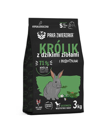 PAKA ZWIERZAKA Seventh Heaven suché krmivo Králik s divokými bylinami pre šteniatka S 3kg