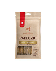 MACED Super Premium Tyčinky z morčacieho mäsa so zeleninou 100 g