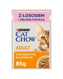 CAT CHOW Adult Losos so zeleným hráškom 85 g