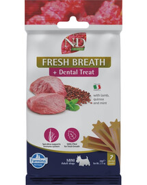 FARMINA N&D Quinoa Dental Treat Fresh breath Mini 60 g (7 ks) Dentálna maškrta pre psov malých plemien