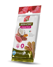 FARMINA N&D Quinoa Dental Treat Skin Coat Duck Medium/Maxi 100 g (7 ks) zubné maškrty pre stredné a veľké psy