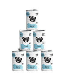 PAKA ZWIERZAKA PEPE 6x400 g Krmivo s jahňacinou