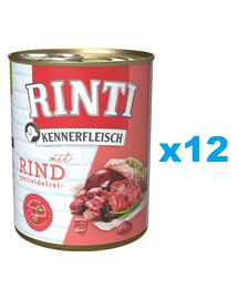 RINTI Kennerfleisch Hovädzie mäso 12x400 g