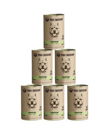 PAKA ZWIERZAKA 6x400g Jahňacie, jablko a mäta