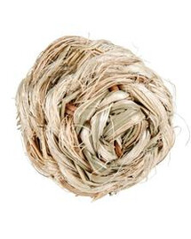 TRIXIE Loptička s rolničkou z trávy 6 cm