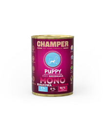 CHAMPER Puppy 400g Monoproteínová konzerva pre šteňatá s hovädzinou