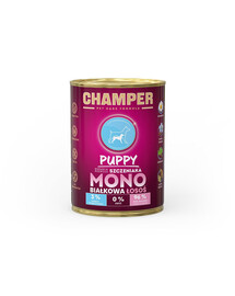 CHAMPER Puppy 400g Monoproteínová konzerva pre šteňatá s lososom