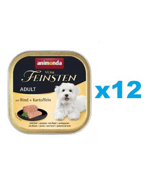 ANIMONDA Vom Feinsten Adult wołowina i ziemniak 12x150 g