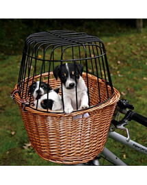 TRIXIE Prútený kôš na bicykel