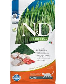 N&D Spirulina Cat Adult Herring & Wolfberry 1,5 kg
