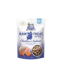 BRIT Care Raw Treat Freeze Dried Kitten 40 g maškrta pre dospelé mačky