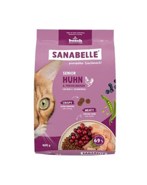 SANABELLE Senior Kurczak 400 g Krmivo pre dospelé a staršie mačky
