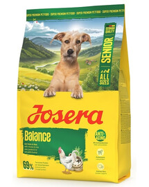 JOSERA Senior Balance 3kg Krmivo pre starších psov s nízkym obsahom tuku