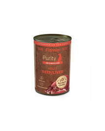 FITMIN Purity Adult Dog Beef with liver 400g Hovädzina s pečeňou pre psov