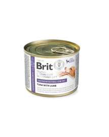 BRIT Veterinary Diet Grain Free Gastrointestinal low fat 200 g tuniak s jahňacím pre psov s citlivým zažívaním a sklonom k ​​obezite