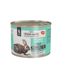 WIEJSKA ZAGRODA Monoproteínové mokré krmivo pre mačiatka s príchuťou králika 200 g
