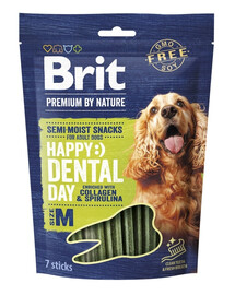 BRIT Premium Dog Dental Semi-moist Snack M 180 g dentálny snack pre malých a stredných psov