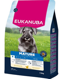 EUKANUBA Mature Small Breeds Chicken 7,5 kg Krmivo pre dospelých psov malých plemien bohaté na čerstvé kurča