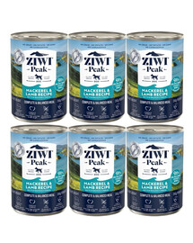 ZIWIPEAK Dog Mackerel&Lamb Makrela i jagnięcina 6x390 g