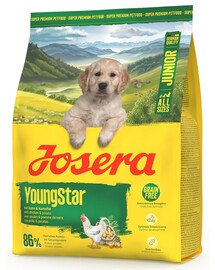 JOSERA YoungStar 900g Bezobilné krmivo pre šteniatka