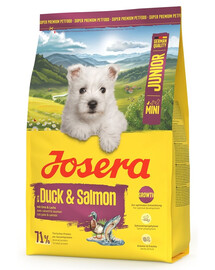 JOSERA Duck and Salmon Junior Mini 3kg Krmivo pre šteniatka malých plemien s kačicou a lososom