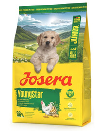 JOSERA YoungStar 3kg Bezobilné krmivo pre šteniatka