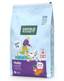 GREEN PETFOOD InsectDog with Duck Vitality 7,5kg s bielkovinami hmyzu a kačicou pre dospelých psov